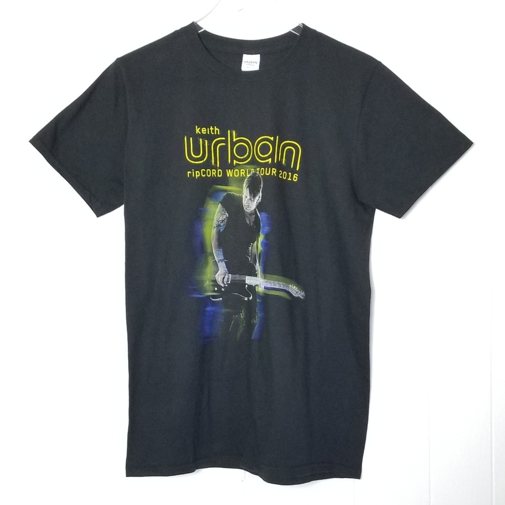 KEITH URBAN Ripcord World Tour 2016 Concert Graphic T-shirt Size M Country Music